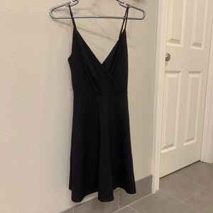 NWOT Lulus Black Skater Dress in size S